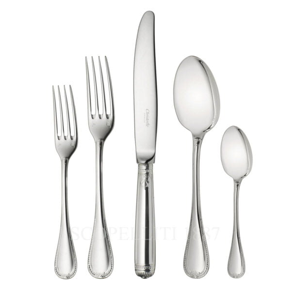 christofle malmaison 5 pcs cutlery set