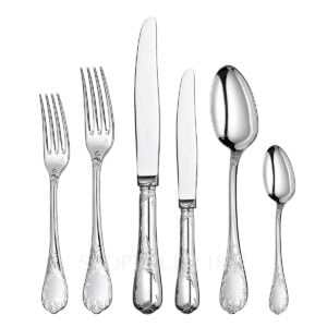 christofle marly 36 pcs sterling silver cutlery set