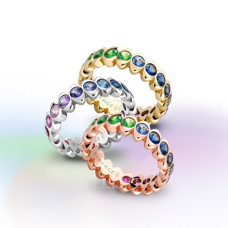 faberge rainbow rings