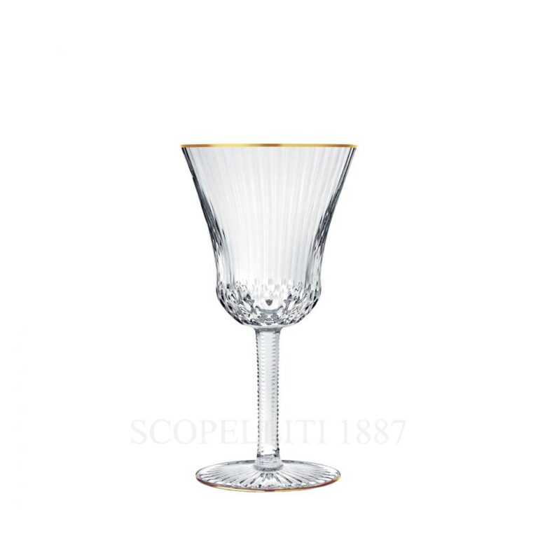saint louis apollo gold american water glass
