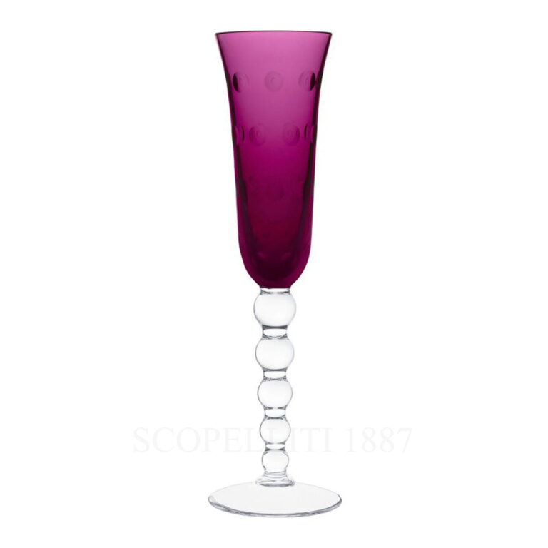 saint louis bubbles champagne flutes amethyst