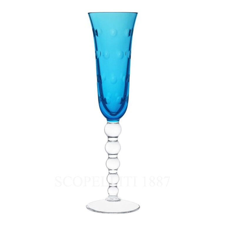 saint louis bubbles champagne flutes dark sky blue