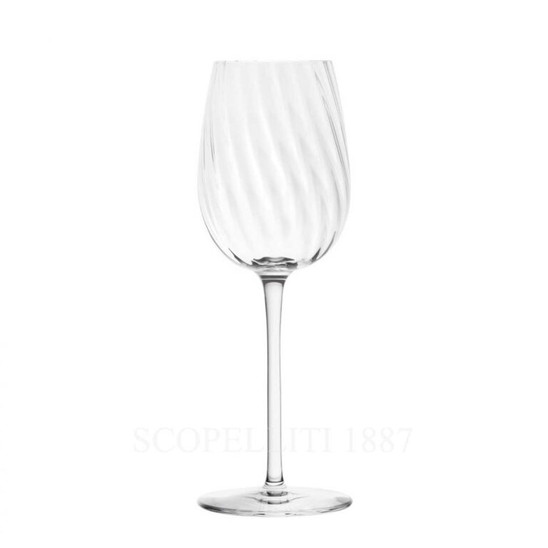 saint louis twist champagne glass