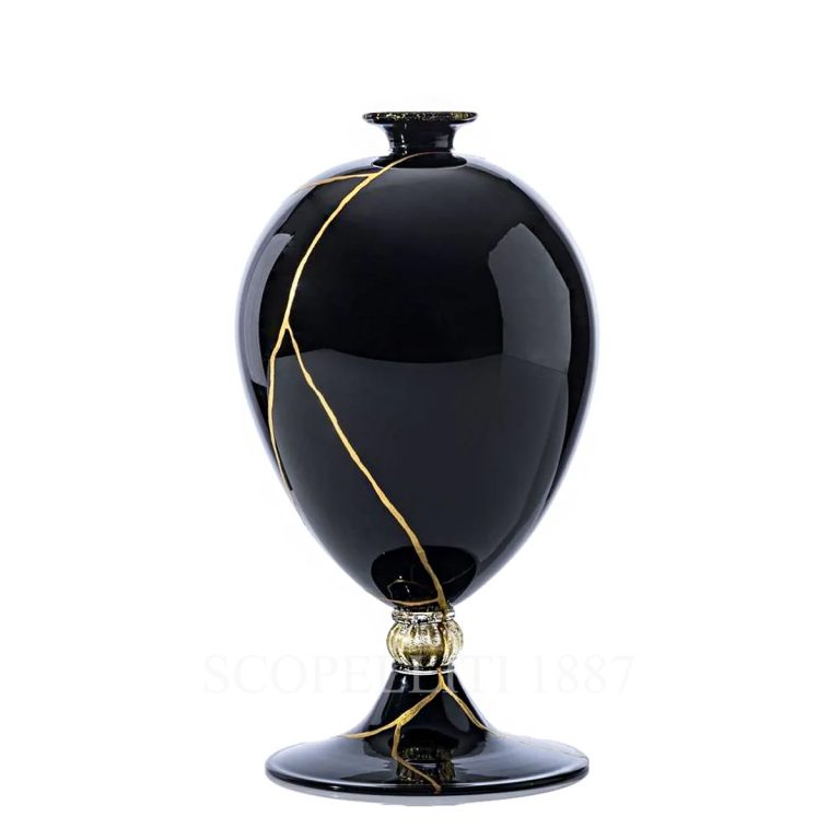 venini veronese kintsugi black and gold limited edition