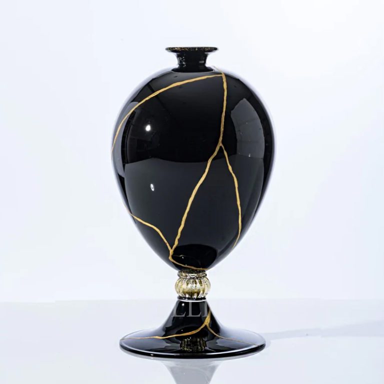 venini veronese kintsugi black and gold limited edition