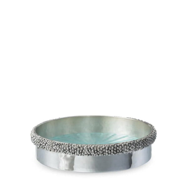 buccellati caviar barware coaster silver