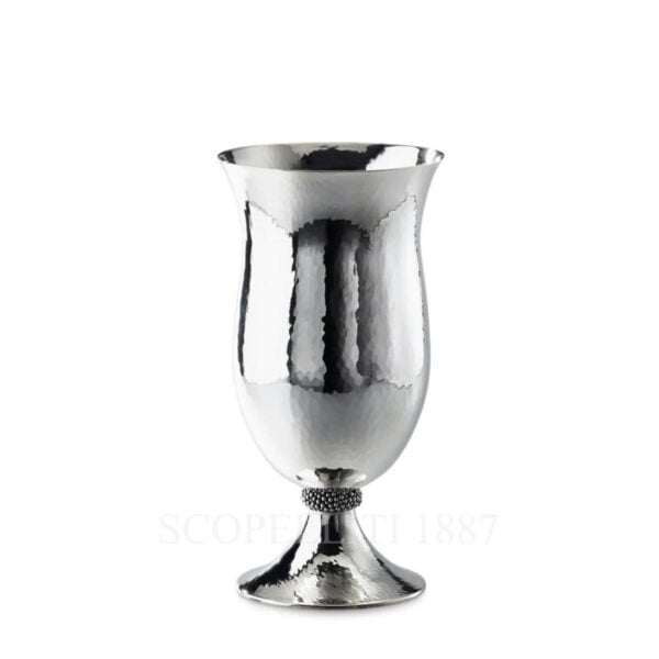 buccellati caviar vase silver small
