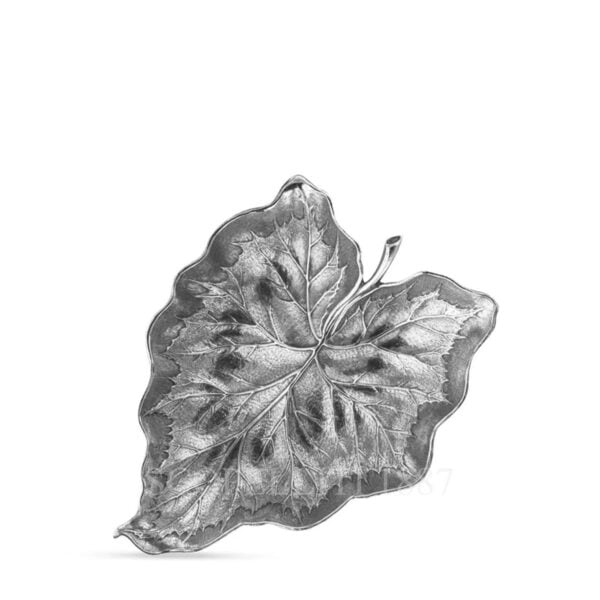 buccellati silver arum leaf small