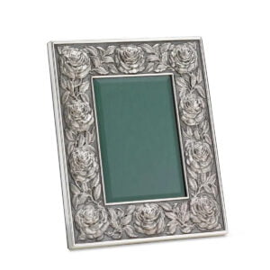 buccellati silver frame rose