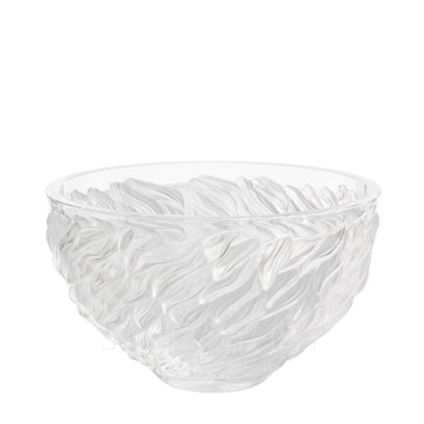 lalique fourrure bowl clear crystal