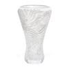 Lalique Zebre Vase Clear, Shiny Finish Relief