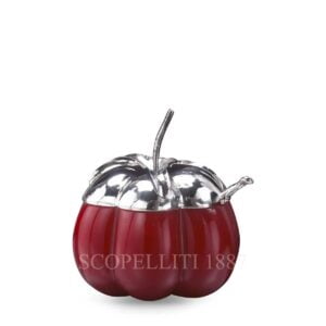 buccellati murano glass tomato jam jar