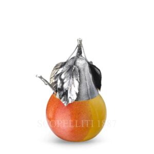 buccellati murano glass yellow pear jam jar