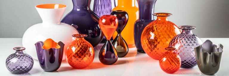 murano glass vases