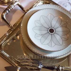 christofle bread plate malmaison imperiale platinum porcelain