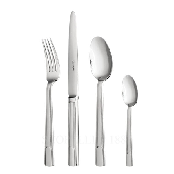 christofle hudson 24 pcs cutlery set stainless steel
