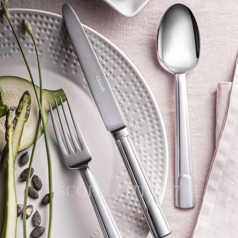 christofle hudson cutlery set stainless steel