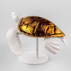 lladro sea turtle sculpture