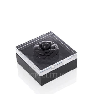 riviere flower leather box vanity black