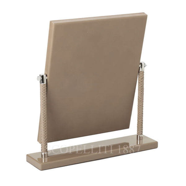 riviere leather mirror taupe accessories