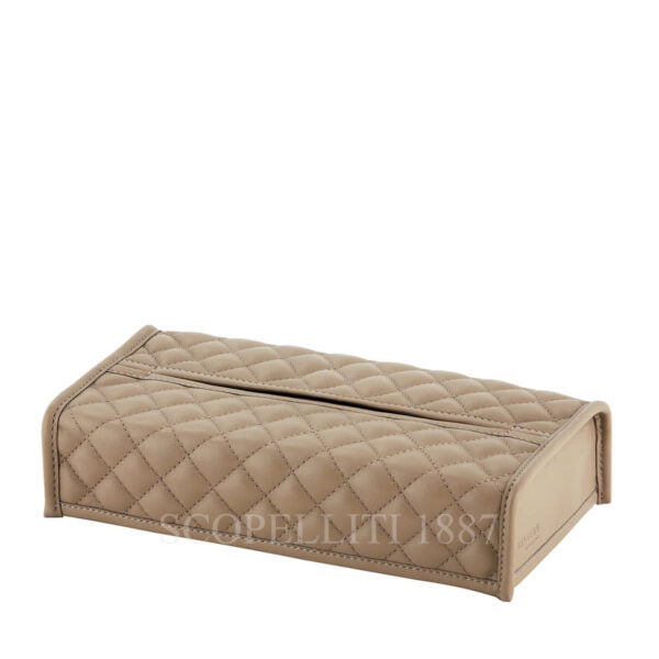 riviere tissue box cover rectangular taupe