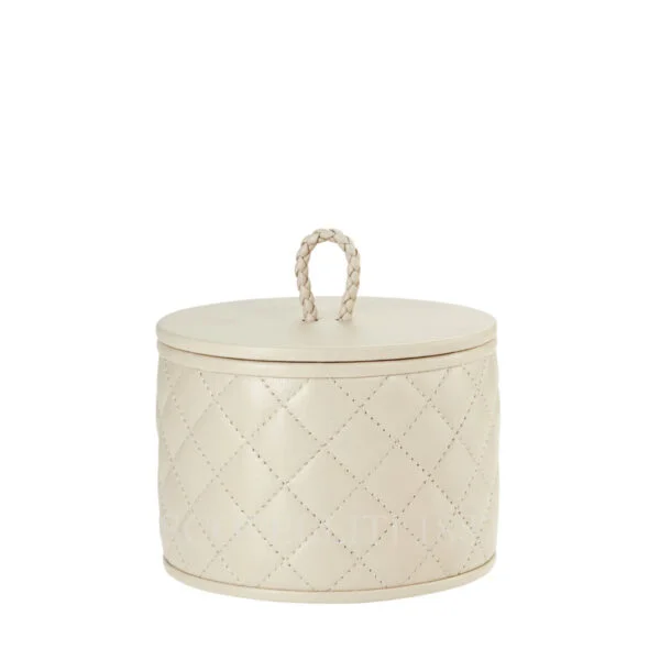 riviere vanity small leather box ivory