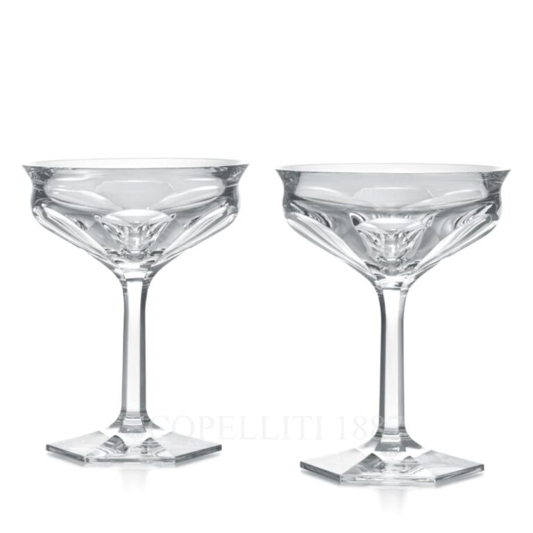 baccarat champagne coupes encore harcourt talleyrand