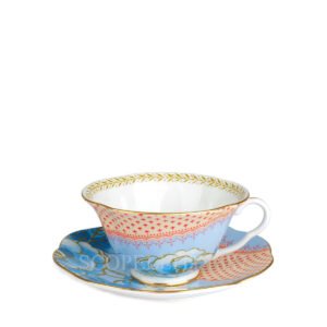 wedgwood blue butterfly bloom teacup saucer