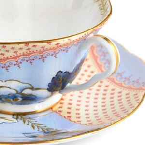 wedgwood blue butterfly bloom teacup saucer details