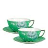 Wedgwood Jasper Conran Chinoiserie Green Set of 2 Teacup and Saucer