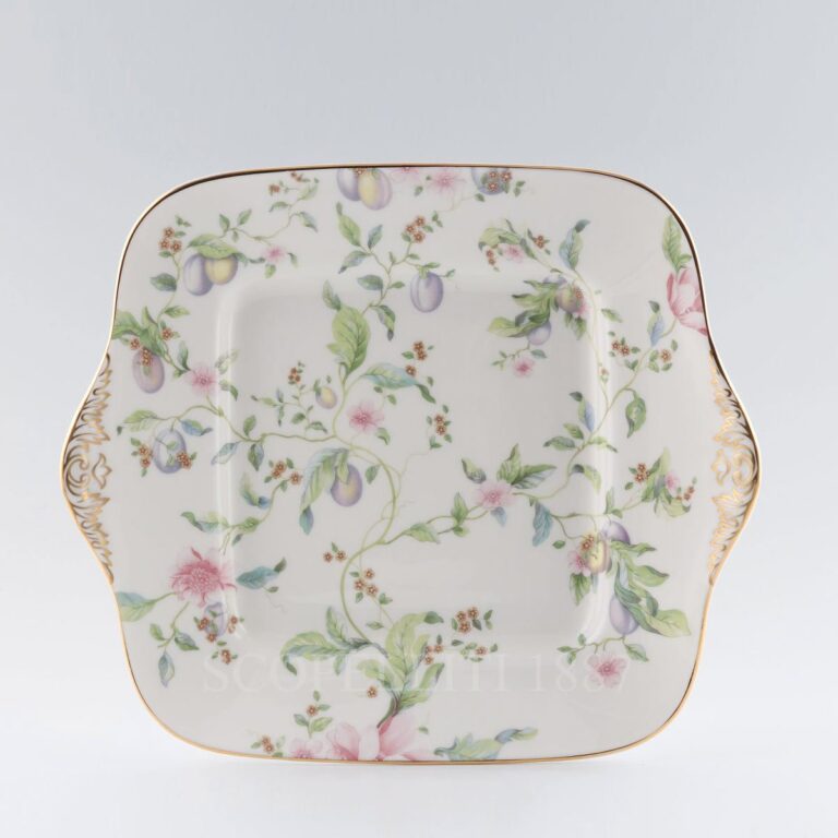 wedgwood sweet plum square dessert