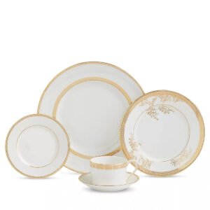 wedgwood vera lace gold collection