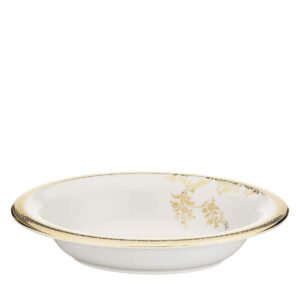 wedgwood vera lace gold oval bowl