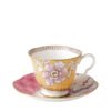 Wedgwood Yellow Butterfly Bloom Tea Cup and Saucer