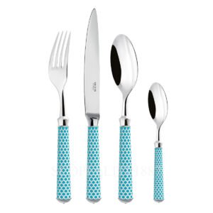 ercuis coupole cutlery set silver plated lagoon