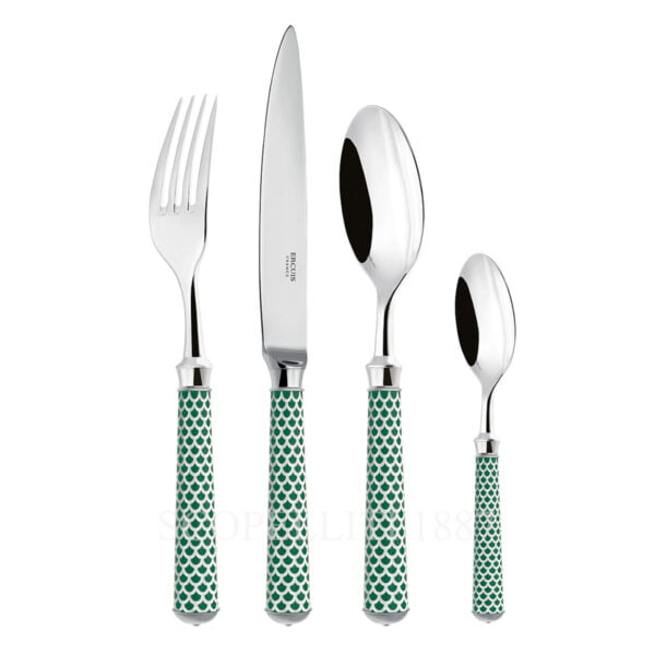ercuis coupole cutlery set silver plated tree