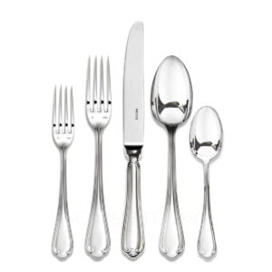 ercuis sully cutlery set 5 piece silver plated