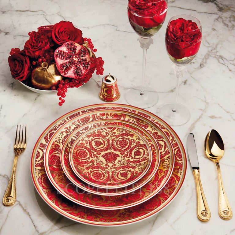 new versace tableware medusa garland