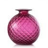NEW Venini Monofiore Balloton Vase Large Pink Magenta Matte
