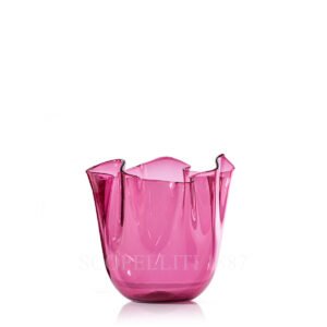 venini new color 2023 pink magenta fazzoletto vase