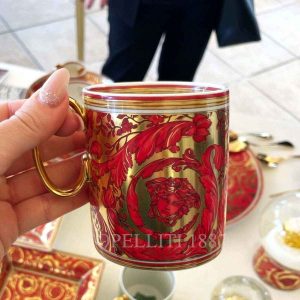 versace mug red new