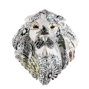 lladro lion mask