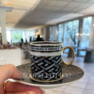 new versace coffee cup la greca signature