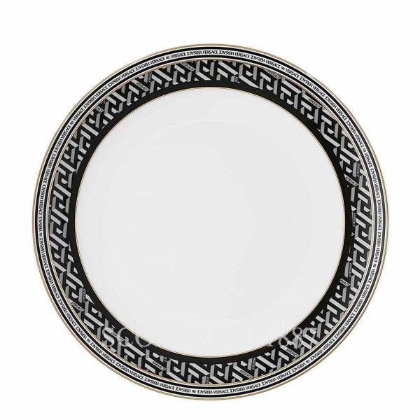 versace dinner plate la greca signature black