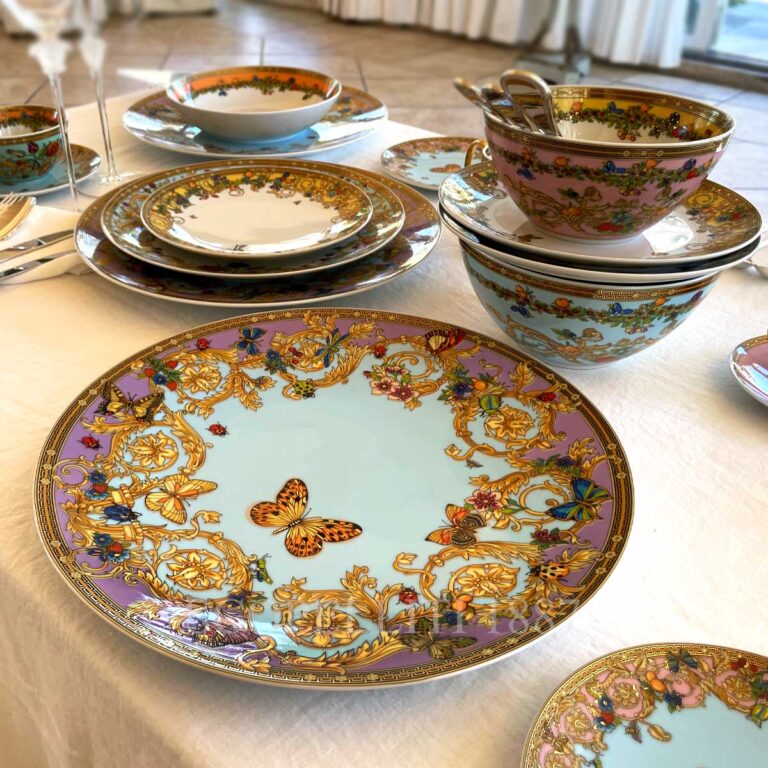 Exquisite Versace Butterfly Garden Gourmet Plate Gift