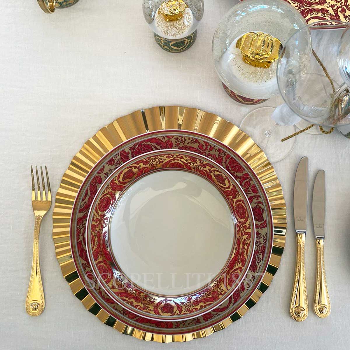 versace soup plate medus garland red