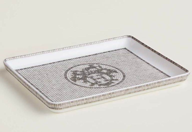 hermes sushi plate mosaique au 24 platinum