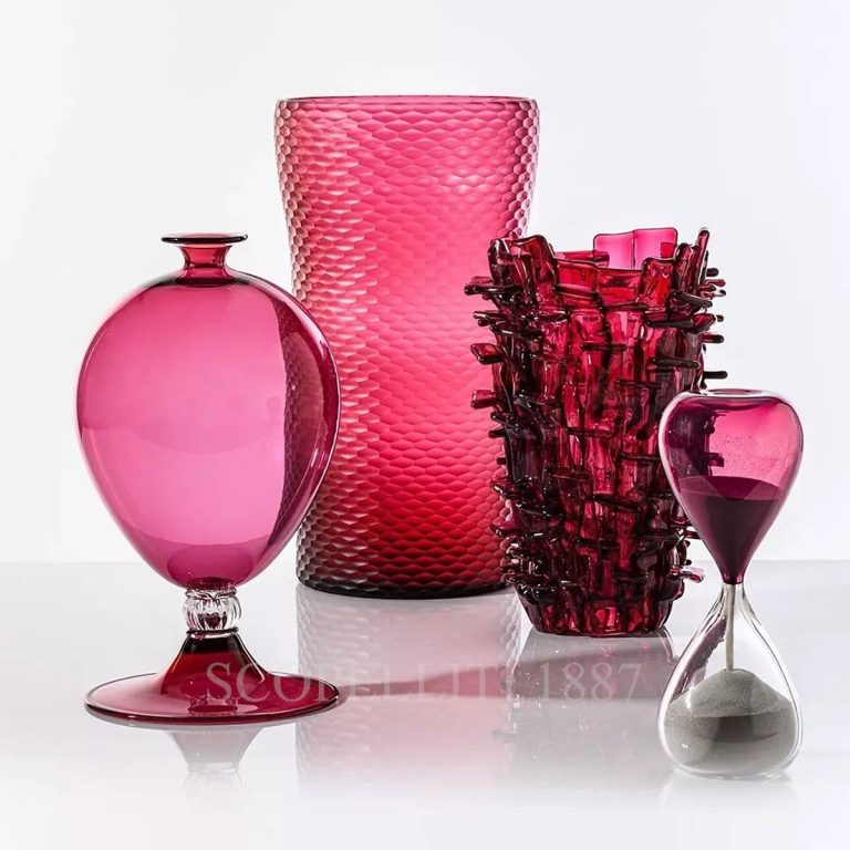 venini murano glass new color magenta