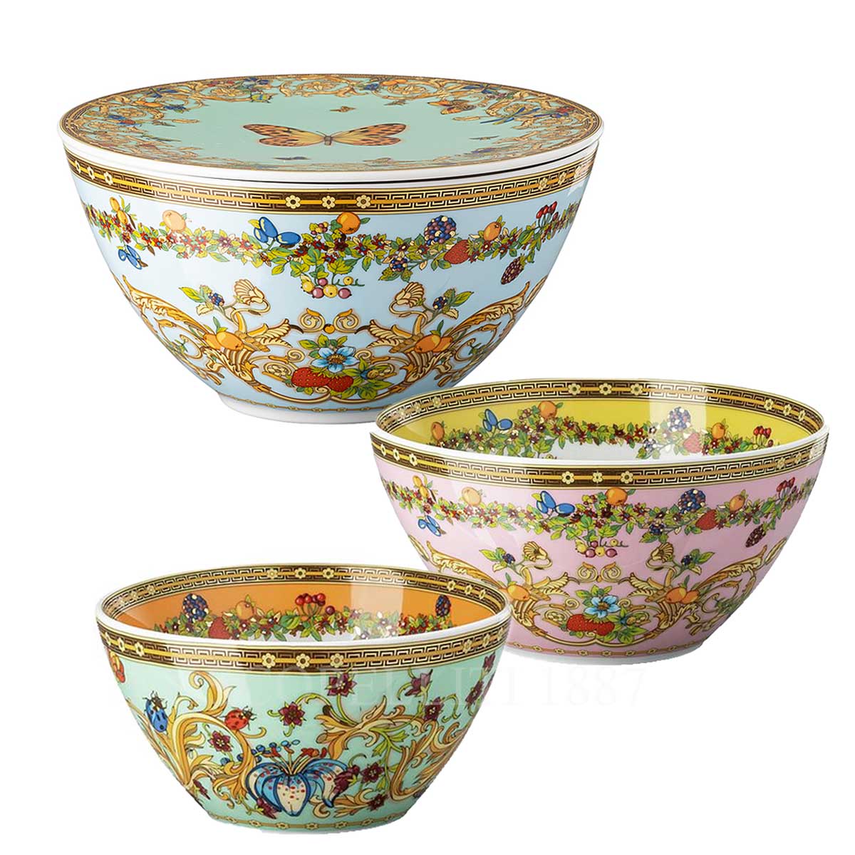 Turkish Ceramic Handmade Bowl Set Of Six - 8 cm (3.2