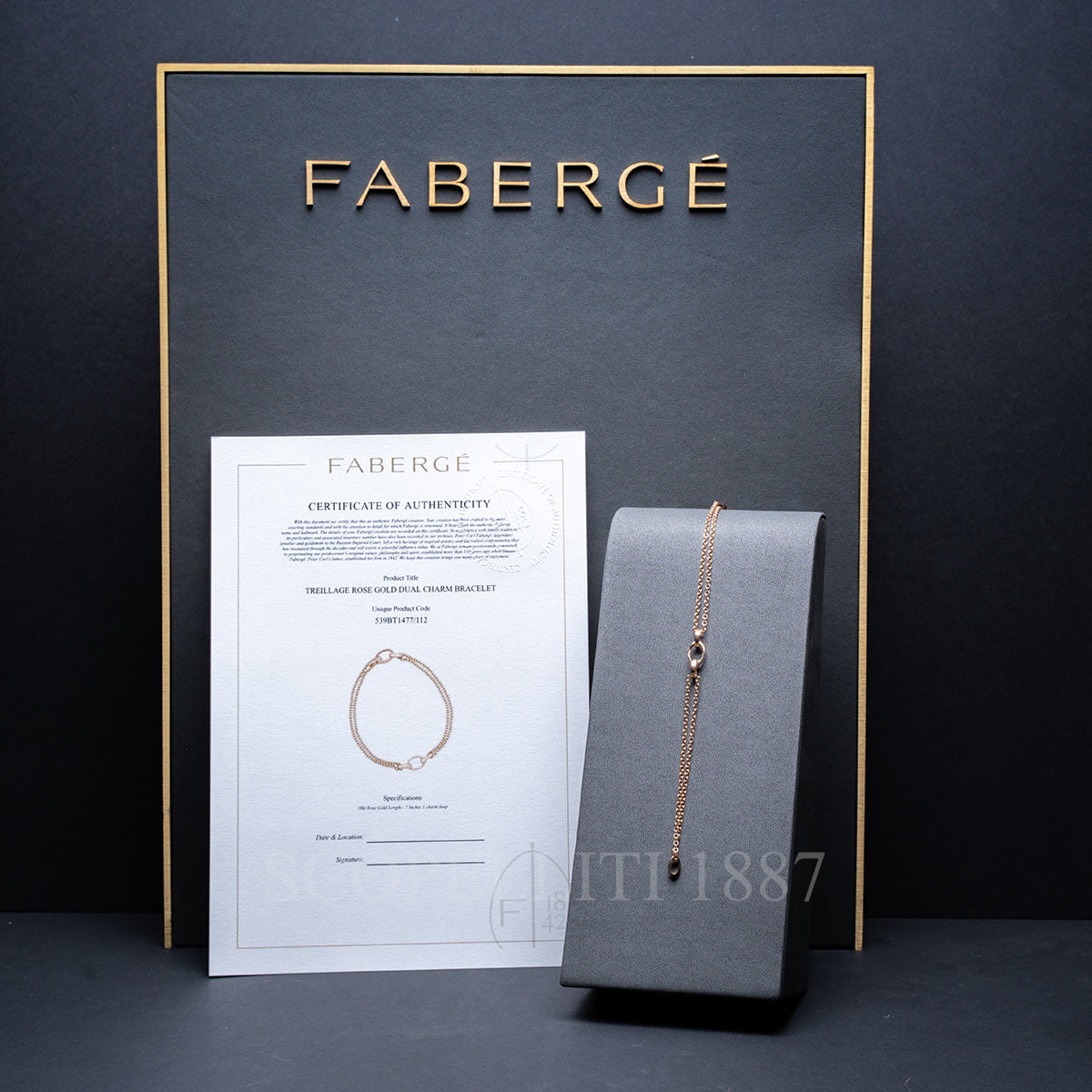 faberge jewelry certificate of authenticity bracelet